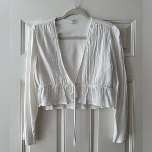 Aritizia Sunday Best White Blouse